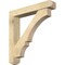 Ekena Millwork Balboa Craftsman Rough Sawn Bracket w/ Offset Brace, Douglas Fir, 6"W x 34"D x 34"H BKT0604X34X34BOA04RDF - alternate 1